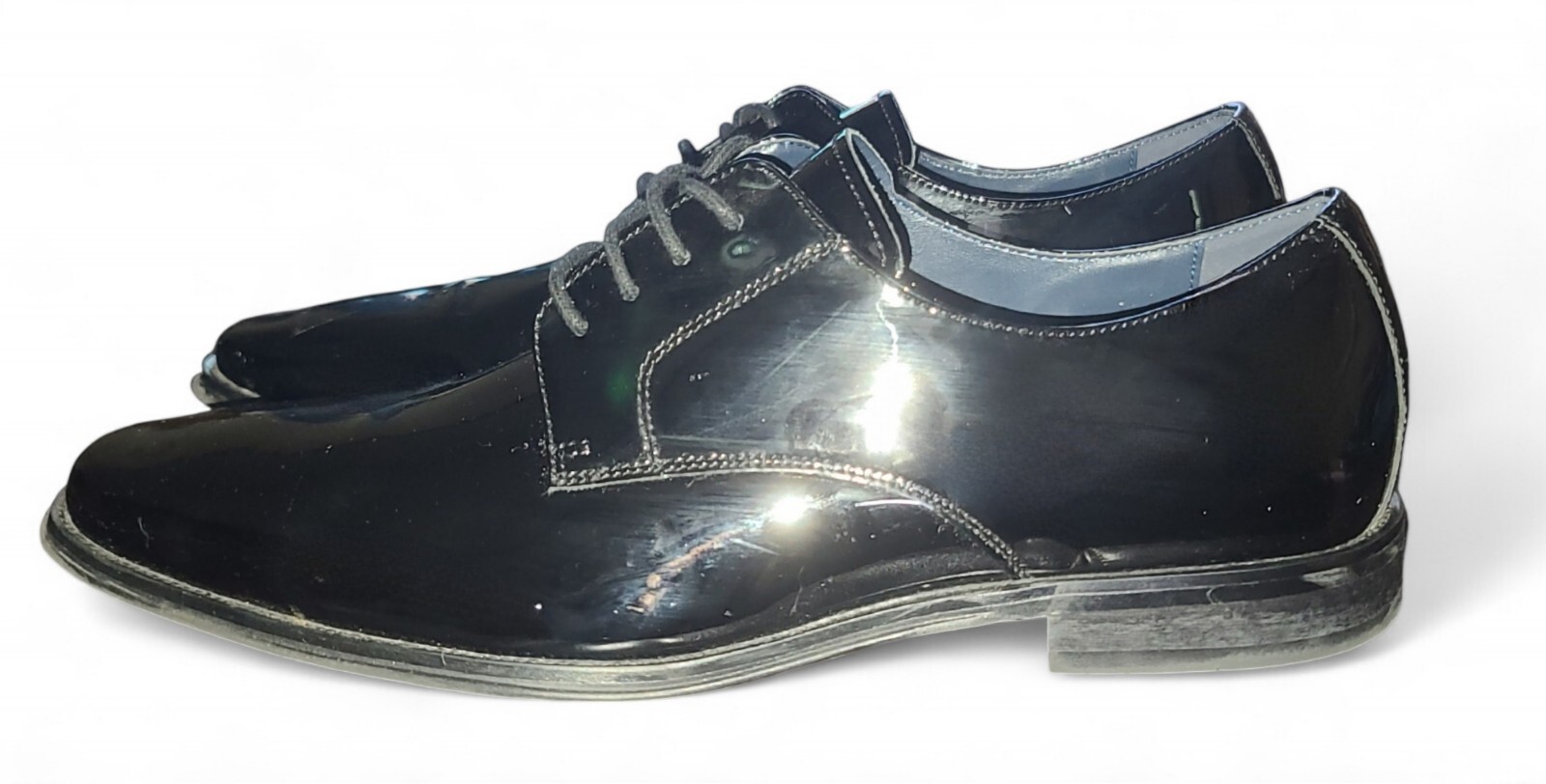 SAOLA Scarpe eleganti uomo Nordstrom stringate in pelle nera taglia 11 5