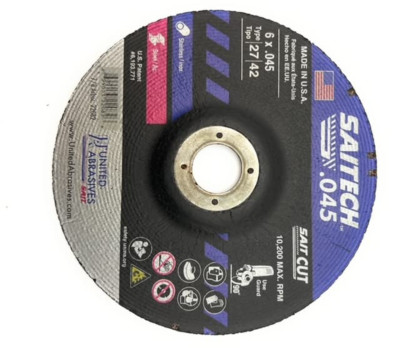 United Abrasives-Sait 22082   High Performance Cut-Off Wheels (Type 27/Type 42 D