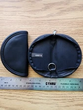 Lot of 2 Leed's Black Pouch zipper keychain 3360-06BK