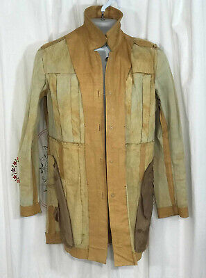 Vtg 70s Men's Buckskin Leather Jacket Hipster Wide Collar Vtg 70s Men's Buckskin Leather Jacket Hipster Wide Collar