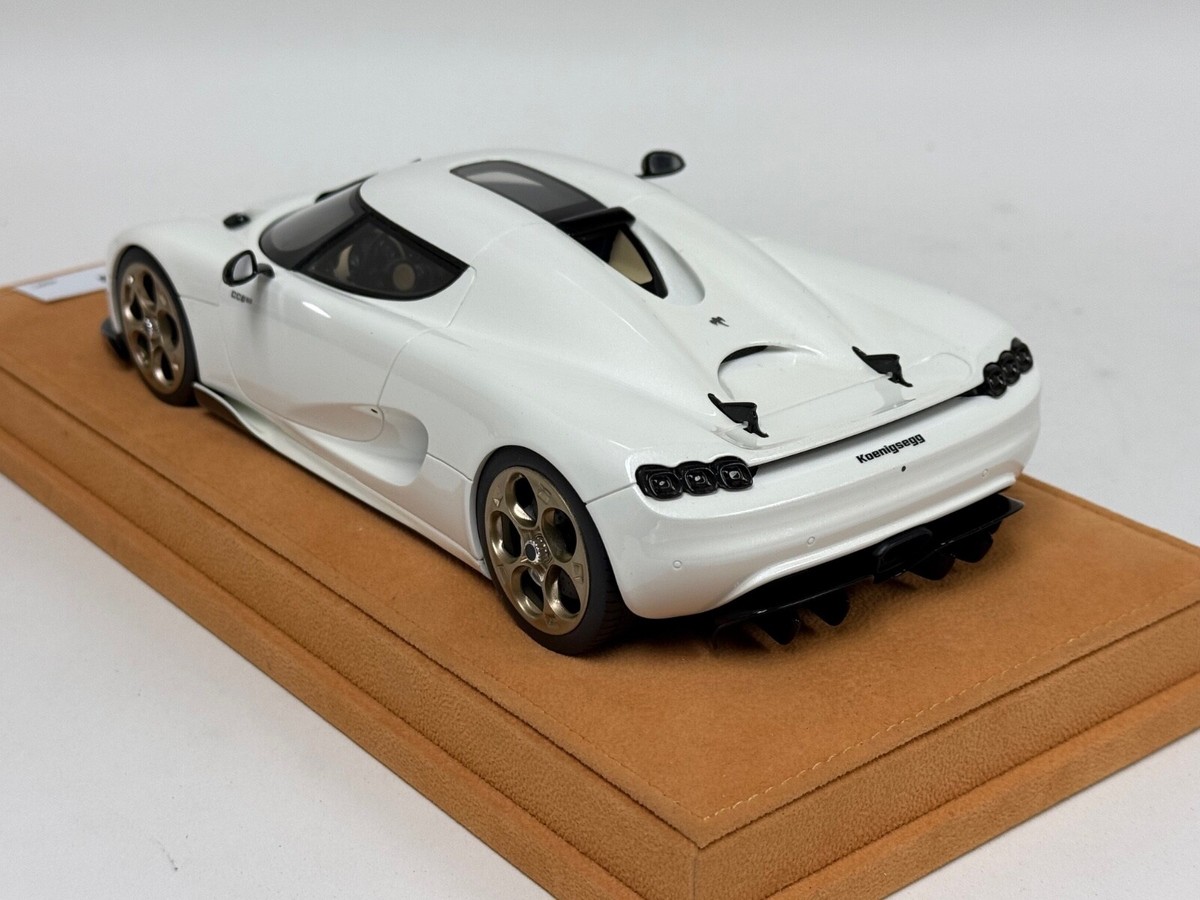 1/18 GT Spirit Koenigsegg CC850 In Crystal White from 2024 GT903