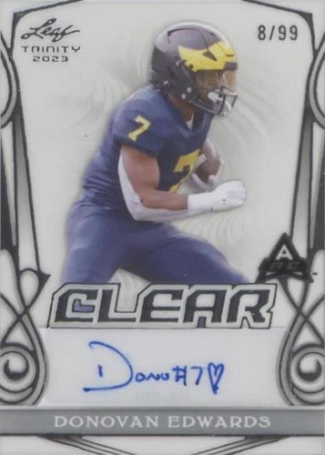 2023 Leaf Trinity Donovan Edwards #CA-DE1
