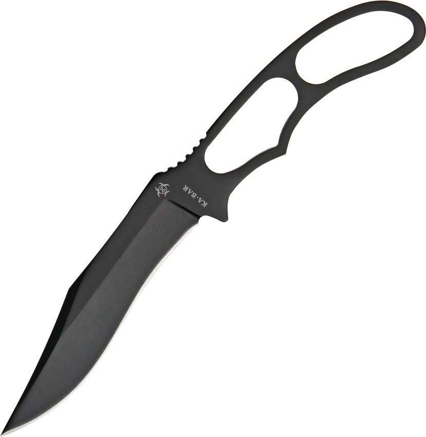 KA-BAR ZOMBIE ACHERON FIXED BLADE NECK KNIFE WITH HARD SHEATH WITH HARD SHEATH