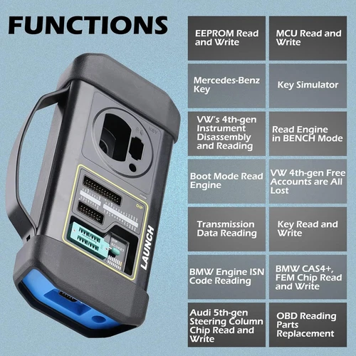 LAUNCH X431 PAD V ELITE& X-PROG 3& BST360& TSGUN&VSP600 OBD2 KFZ Diagnosegeräte - Bild 49 von 54