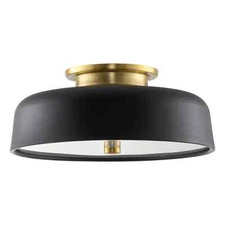 Kira Home Gianna 12" 2-Light Modern Semi Flush Mount Close to Ceiling Light + Do