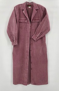 mauve duster coat