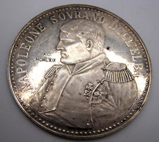 MEDAGLIA ARGENTO 800 *NAPOLEONE SOVRANO DELL'ELBA* 1969 OPUS B.GALOPPI