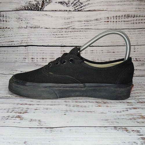 Vans Authentic Skate Shoes Off the Wall Black Canvas Comfort Unisex Size 5 / 6.5 - Picture 12 of 23