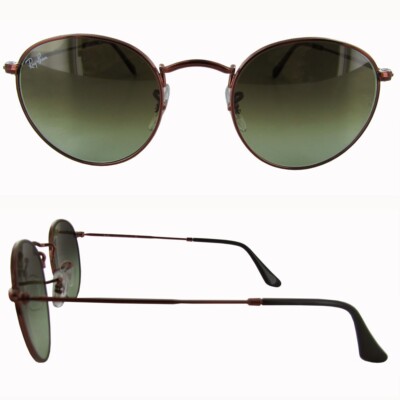 Bronze Copper Rb3447 Bronze Ray Ban Men's RB3447 Round Metal
