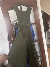 Womens Sexy Off Shoulder Jumpsuit Beach Holiday Wide Leg Romper Playsuit