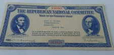 1936 Republican National Committee Participation Certificate Dekalb County MO.