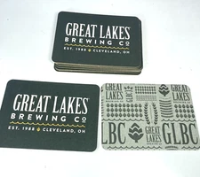 Great Lakes Brewing Co Cleveland OHIO - Lot of 10  Beer Coasters Bar Brewery NEW
