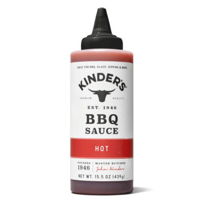 Kinders BBQ Sauce Hot (355ml/439g)