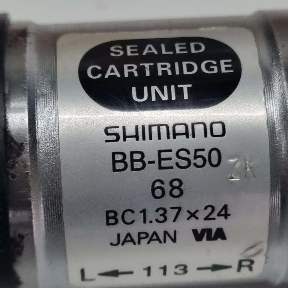 Shimano Deore BB-ES50 Octalink Bottom Bracket 68 mm Shell 113 mm Axle retro bike - Image 2 of 4