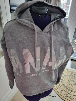 BRUNO BANANI HOODIE SWEATSHIRT grau silber L Tragbar 40 42 top Wie Neu!!