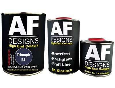 FÜR Triumph 95 Aconite 2,5L Autolack Set Klarlack Härter