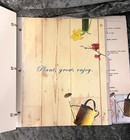 Garden Journal 3 Ring Full Page 8.5x11" Binder Seed Packet Organizer Kit. — photo 3