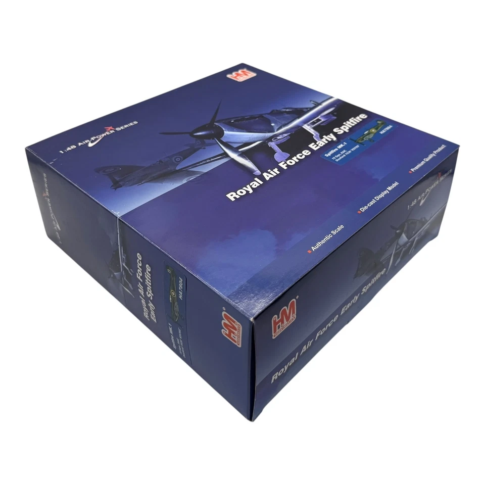 Hobby Master HA7804 1:48 Spitfire "K9795" RAF 19 Sqn, Duxford 1938, Diecast Foto 3 de 4