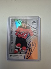 Brandon Gignac Signed Sp Game Used Rookie Orange /116 Auto Autograph Devils Rc