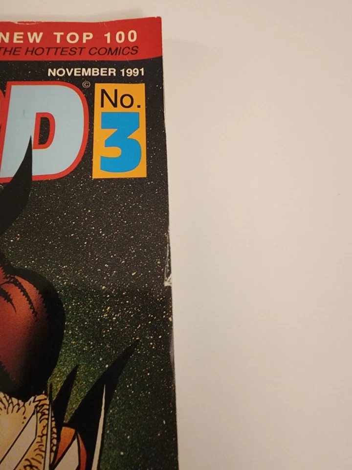 WIZARD PRICE GUIDE #3 (OLD STOCK) 1991 WIZARD/ERIC LARSEN COVER - Image 4 of 4