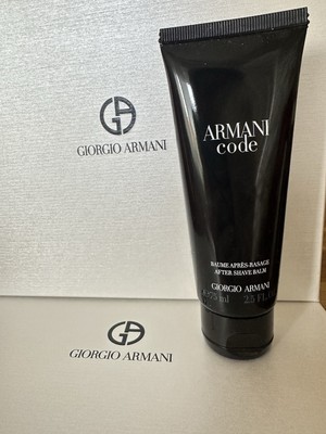 Giorgio Armani Code pour Homme After Shave Balm Baume Apres Rasage  75ml NEU