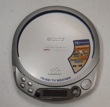 Sony Walkman D-NF610 Portable CD Player with Atrac 3 Plus AM/FM Radio Tested