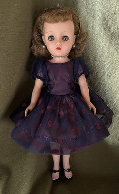 Vintage 1950's Miss Revlon Doll Rare 15'' Original Clothes, Headband