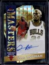 2025-26 Topps Finest Dennis Rodman Masters Auto Gold Geometric Refractor #/50