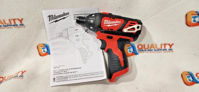 New Milwaukee 2401-20 M12 12V Li-ion 1/4'' Hex Cordless Screwdriver - Bare Tool