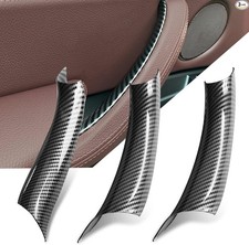 Compatible Door Handle Covers, 3PCS Carbon -3PCS Handle Cover-Carbon Fiber