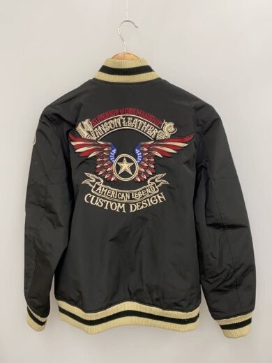 VANSON / Reversible Jacket / M / Polyester / Blac… - image 2