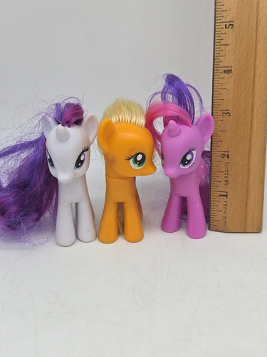 Hasbro G4 My Little Pony Lot of 3 MLP Brushable Fluttershy Rarity Twilight - Afbeelding 8 van 8