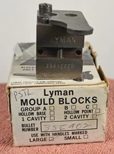 Lyman Bullet Mould Mold 356402 9mm 38 cal. .356 Dia, 121 gr. Truncated Cone