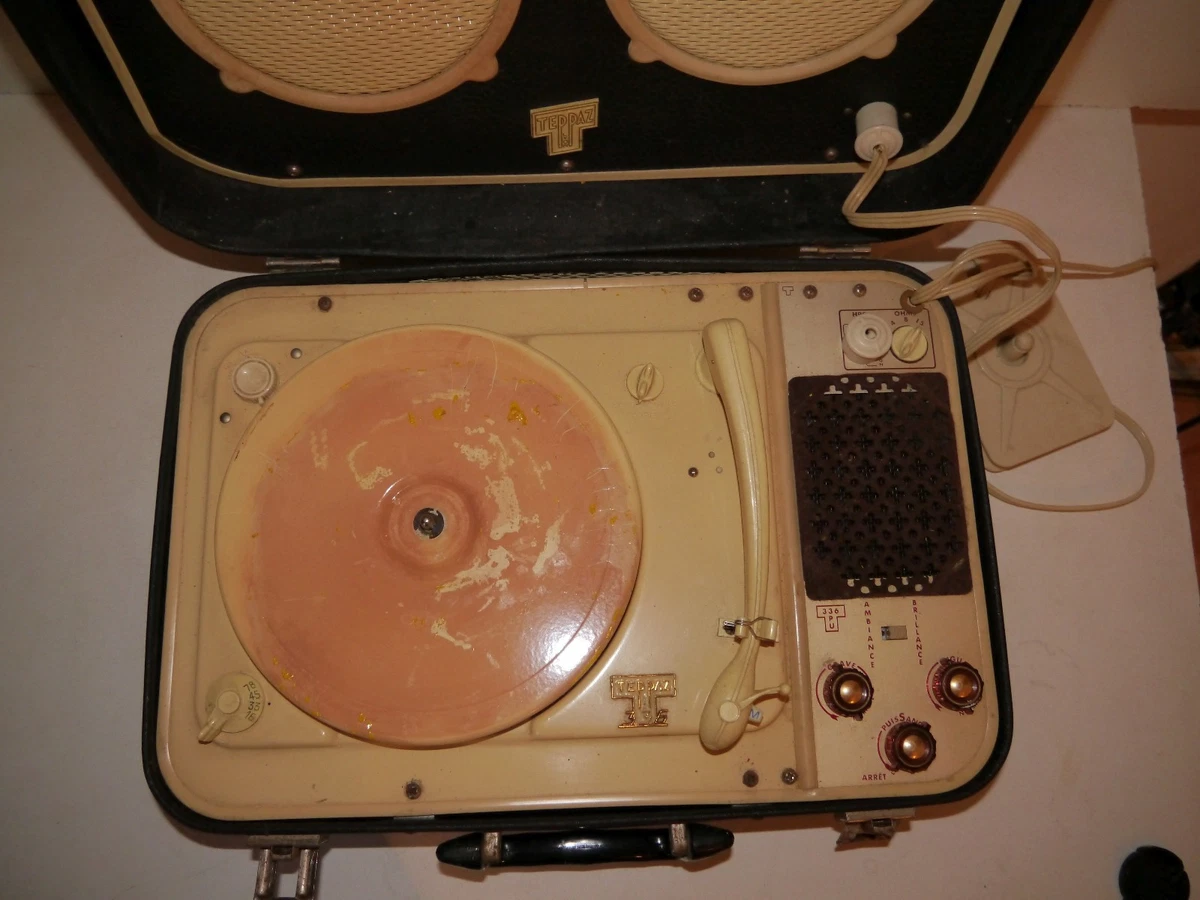 Electrophone vintage Teppaz Oscar 336 à restaurer