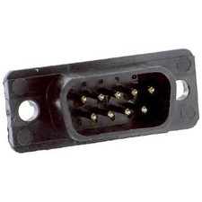 2Pc TE CONNECTIVITY AMP 745203-9 D Sub Connector, DB9, Standard, Plug, AMPL