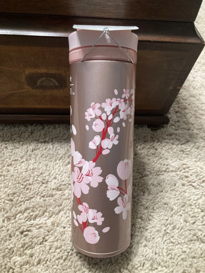 2022 Starbucks Okinawa Sakura Cherry Blossom Tumbler 16oz Edição Limitada Novo - Imagem 3 de 4