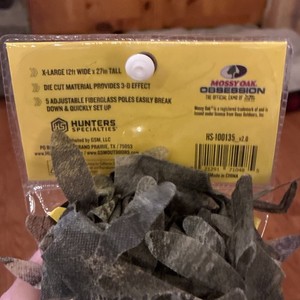 Hunter's Specialties 12 ft Ground Blind Kit Mossy Oak Obsession Camo