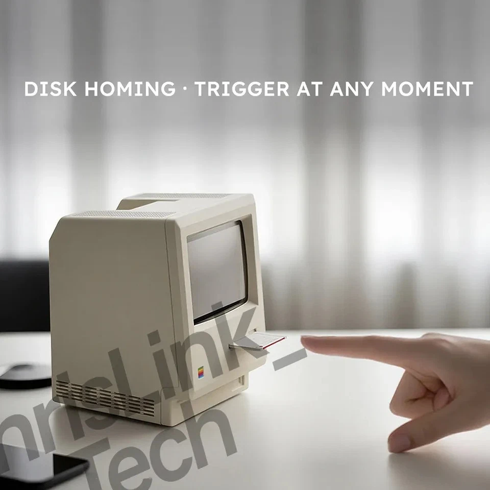 Maclock Macintosh Alarm Clock A Classic Desktop Ornament with A Digital Clock - Image 4 of 4