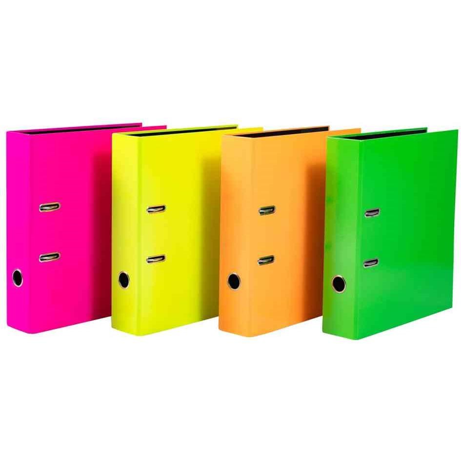 Classeur à motifs Fluo HERMA pour illuminer et organiser vos cours de lycée