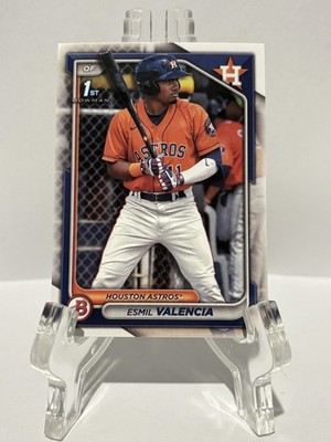 2024 Bowman- Esmil Valencia #BP-75 Prospects Astros MINT
