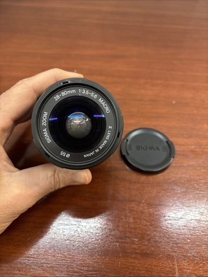 Sigma Zoom 28-80mm 1:3.5-5.6 Macro Lens AF Mount Camera From JAPAN Pentax