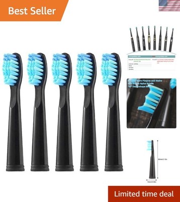 Pack of 5 Fairywill Compatible Electric Toothbrush Heads - Gentle Plaque Removal