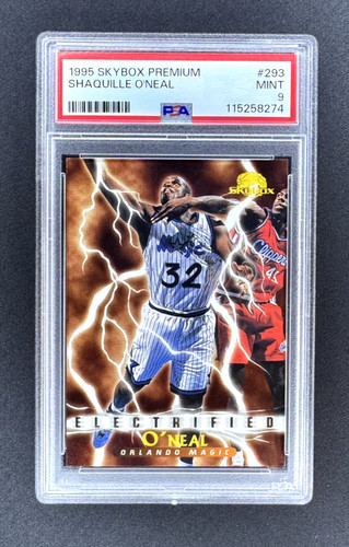 1995-96 Skybox Premium - Electrified Shaquille O'Neal #293 PSA 9 MINT SHAQ