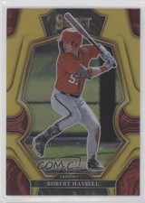 2023 Panini Select Premier Level Gold Prizm 6/10 Robert Hassell III #146 7ba
