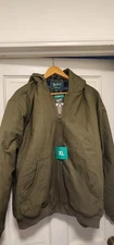 Woolrich Mens Canvas Hooded Jacket Sized XL
