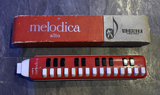 Vintage Hohner Red Melodica Alto made in germany - music gift
