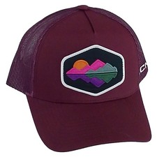 CCM Hockey Senior/Adult Outdoor Collection Meshback Cap/Hat Dark Cherry OSFM