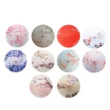 Geölter Sonnenschirm, chinesischer japanischer Ölpapierschirm für Partys,