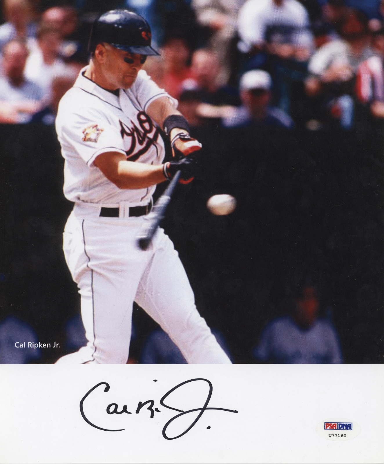 Cal Ripken Jr. Autographed Signed Baltimore Orioles 8" x 10" Photo. HOFer. PSA 