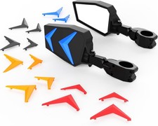 UTV Side View Mirrors 1.75-2" Roll Bar Compatible with Polaris RZR 800 900 1000
